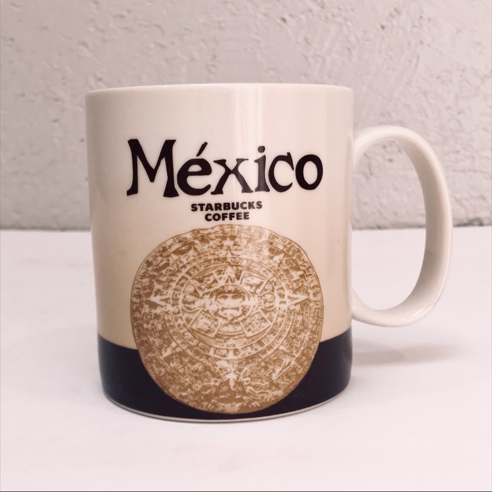 2016 Starbucks Mug MEXICO Aztec Calendar 16oz